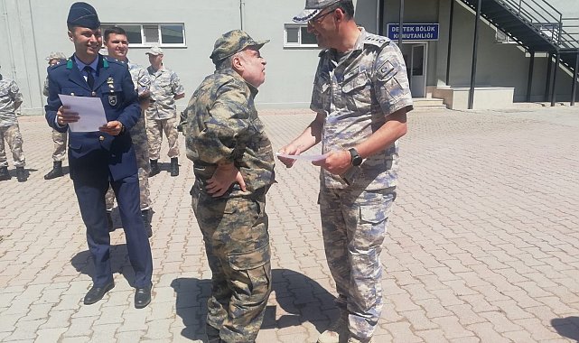 Dezavantajlı gençler temsili askerlik yaptı, yemin edip, teskere aldı