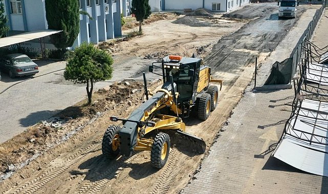 Didim Belediyesi hastanenin çevre düzenlemesini yapıyor