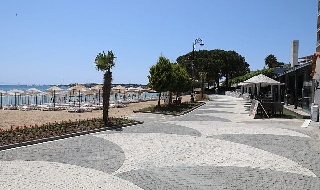 Didim'de sahil yenileme çalışmalarında sona gelindi