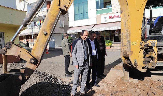 DİSKİ Yenişehir Akkoyunlu Mahallesindeki arızayı kısa sürede giderdi