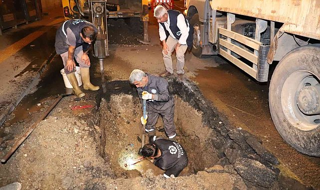 DİSKİ&#039;den fiziki su kaçaklarına müdahale
