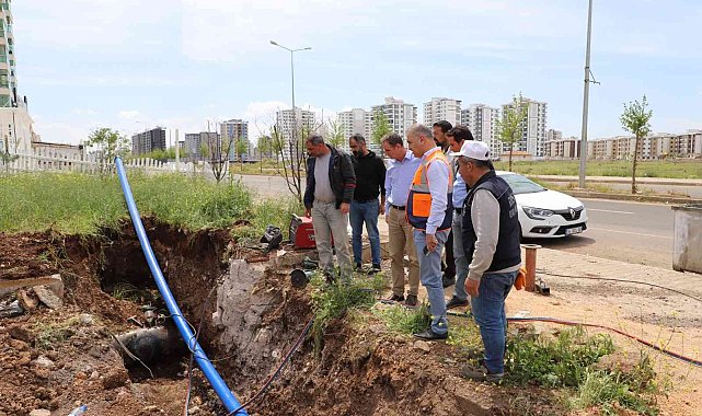 DİSKİ'den yeni imar alanlarına içme suyu hattı