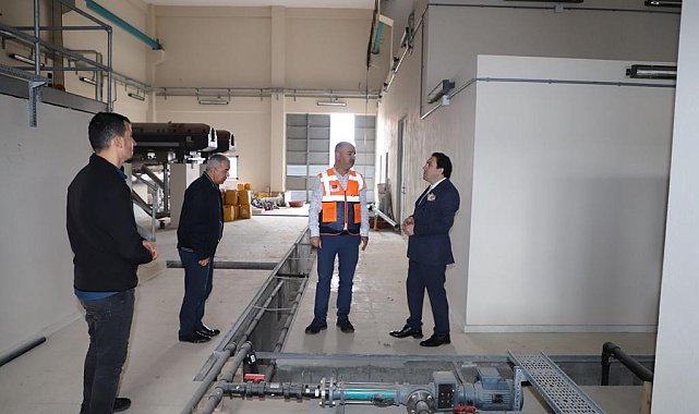 DİSKİ'nin Bismil Atıksu Tesisi çalışmalarında sona yaklaşıldı