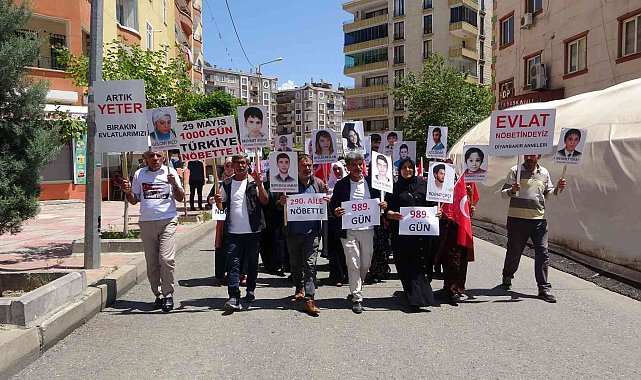 Diyarbakır'daki evlat nöbetine 290. aile katıldı