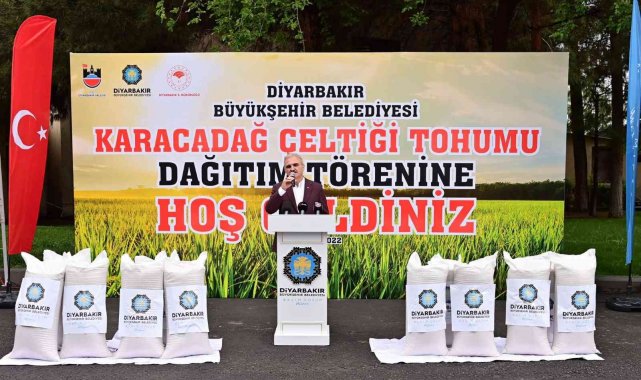 Diyarbakırlı çiftçilere çeltik tohumu desteği
