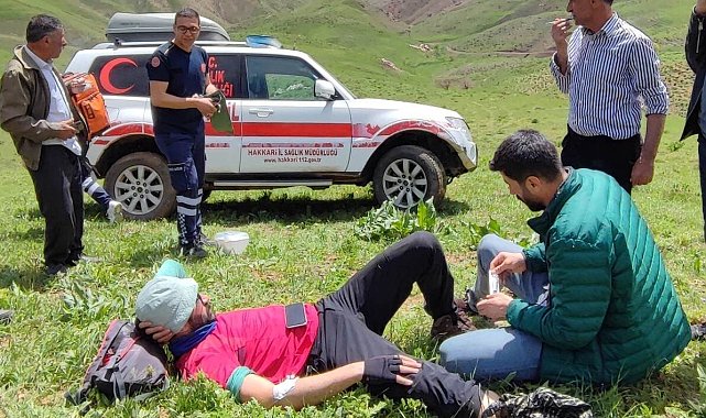 Doğa gezisine çıkan şahsı engerek yılanı ısırdı