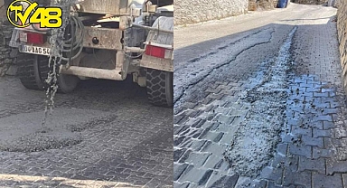 Dökülen Çimento Vatandaşları Çileden Çıkardı