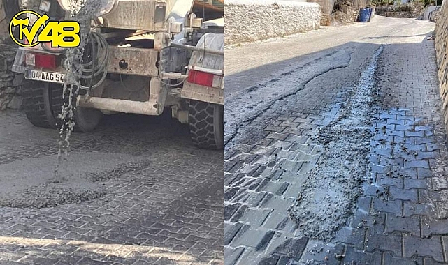 Dökülen Çimento Vatandaşları Çileden Çıkardı