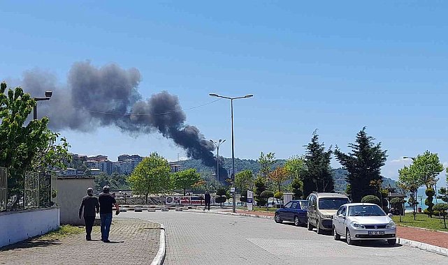 Dolgu alanındaki yangın korkuttu