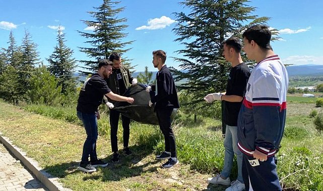 Domaniç Hayme Ana MYO'da çevre bilinci etkinliği