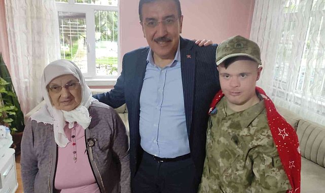 Down Sendromlu Furkan'ın askerlik hayali gerçek oldu