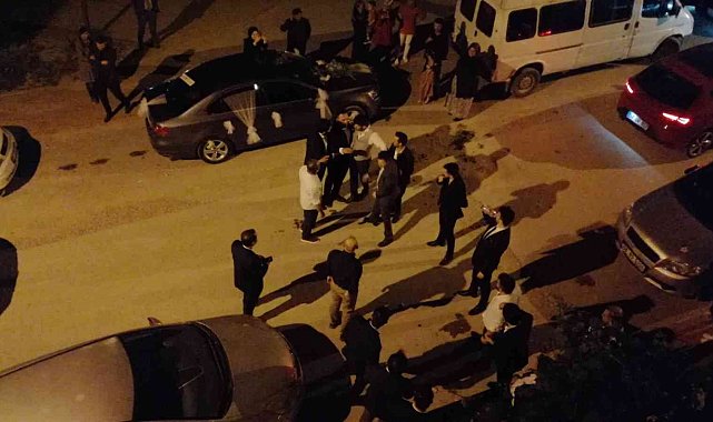 Dünya evine girecek damada yumruklar havada uçuştu