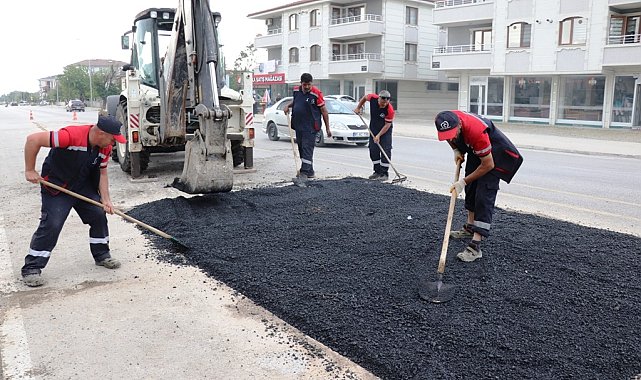 Düzce Belediyesi asfalt çalışması başladı