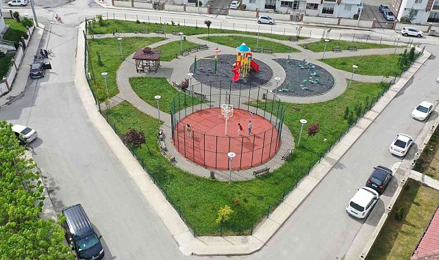 Düzce Belediyesi bir ayda 8 spor parkı yeniledi