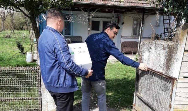 Düzce&#039;de 708 aileye 722 bin 730 TL destek