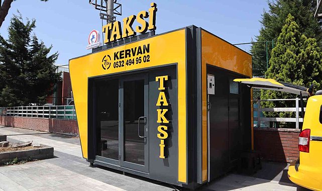 Düzce&#039;de taksi durakları yenileniyor