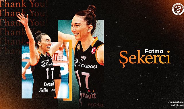 Eczacıbaşı Dynavit'ten, Fatma Şekerci'ye teşekkür