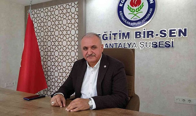 Eğitim Bir Sen Antalya Şube Başkanı Miran: "Sendikamız ünvanını koruyor"