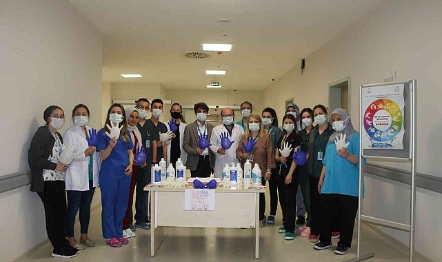 El hijyenine dikkat çekmek için stant kuruldu