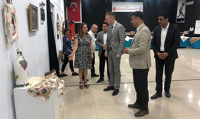 El sanatları sergisi, Halk Eğitimi Merkezi&#039;nde açıldı