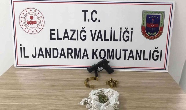 Elazığ'da ruhsatsız tabanca ele geçirildi: 1 gözaltı