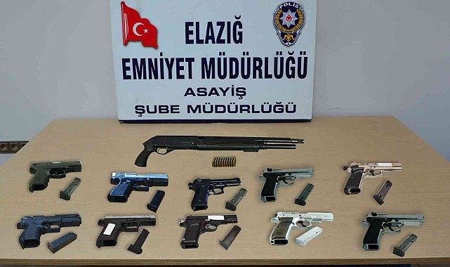 Elazığ'da son bir haftadaki asayiş ve şok uygulamalarında 126 şahıs yakalandı