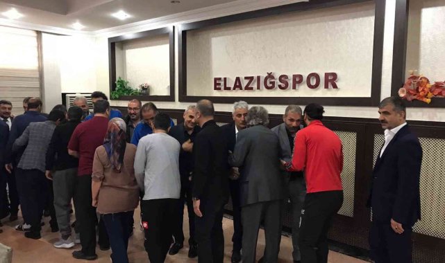 Elazığspor'da bayramlaşma töreni yapıldı
