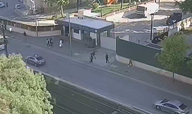 Emniyetin önündeki canlı bomba paniği güvenlik kamerasında: Saldırganın gelişi böyle görüntülendi