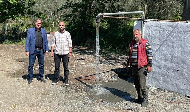 Erdek'te tarımda kullanılan su hatları onarıldı