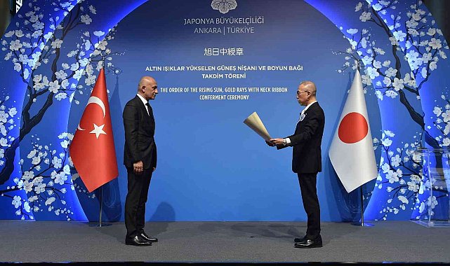 Erman Ilıcak'a Japonya'nın en yüksek devlet nişanı takdim edildi