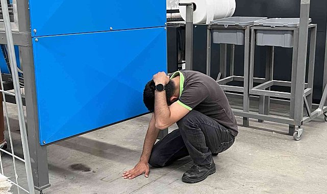 Fabrika çalışanlarına deprem gerçeği tatbikatla anlatıldı