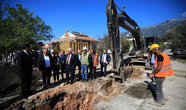 Fethiye'nin alt yapı yatırımı tamamlanıyor