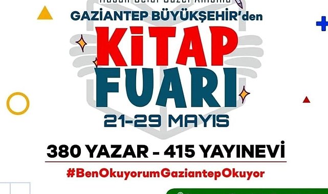 Gaziantep kitap fuarı için geri sayım başladı