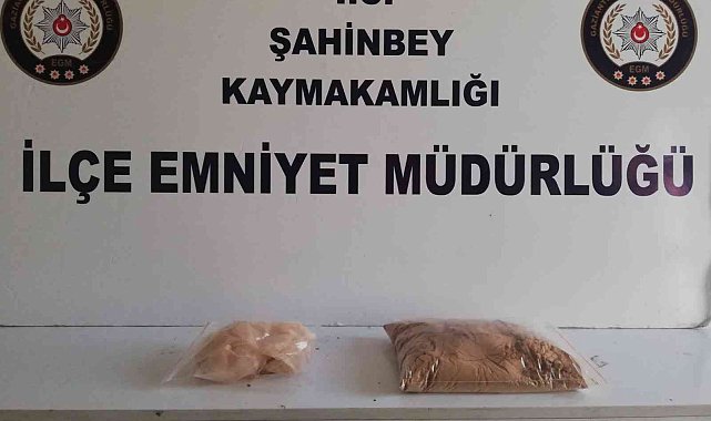 Gaziantep'te bir buçuk kilogram eroin ele geçirildi
