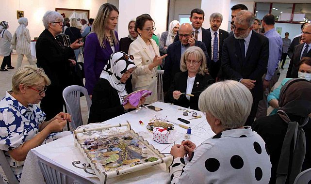 Geleneksel Çerkes El Sanatları Sergisi açıldı