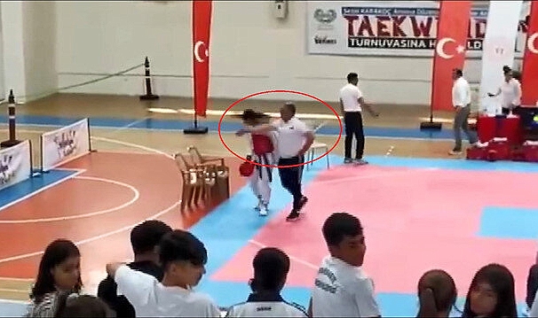 Genç kıza tokat atan antrenörle ilgili açıklama!