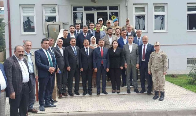 Gölbaşı ilçesinde bayramlaşma töreni