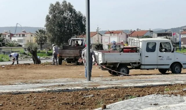 Gömeç'te yaz sezonuna hazırlık çalışmaları hızla devam ediyor
