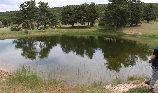 Gördes Fundacık&#039;ın HİS göleti hazır