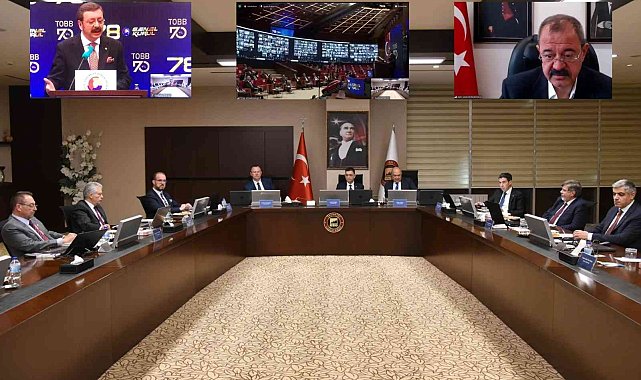 GSO TOBB delegeleri, Genel Kurula online olarak katıldı