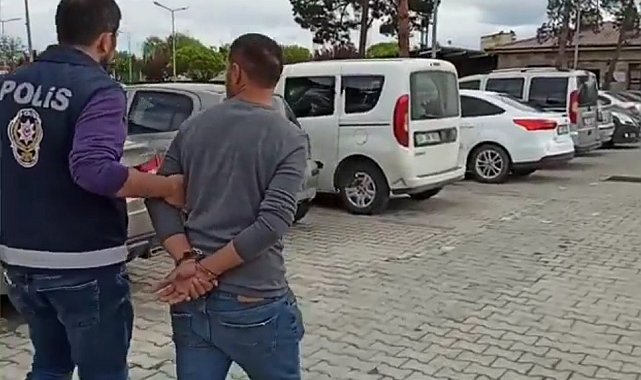 Güvenlik kamerasına takılan hırsız yakayı ele verdi