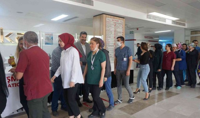 Hastanede bayram coşkusu