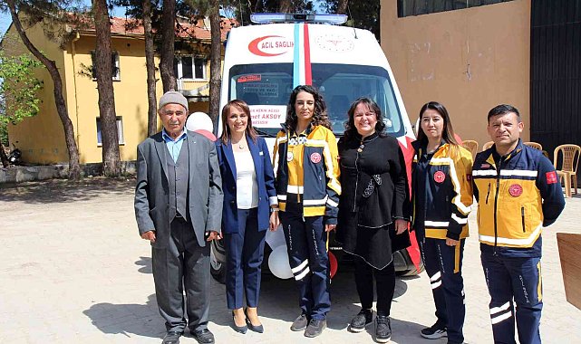Hayırsever vatandaştan sağlık müdürlüğüne ambulans bağışı