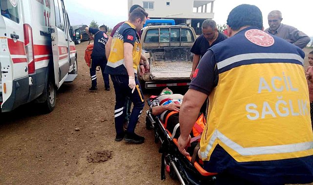 Hayvan otlatırken kayalıklardan düşen çoban yaralandı