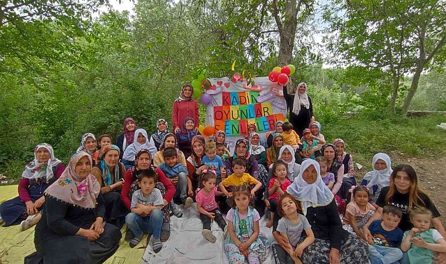 Hisarcık&#039;ta 4-6 yaş grubu Kuran Kursları&#039;nda kadim oyunlar şenlikleri