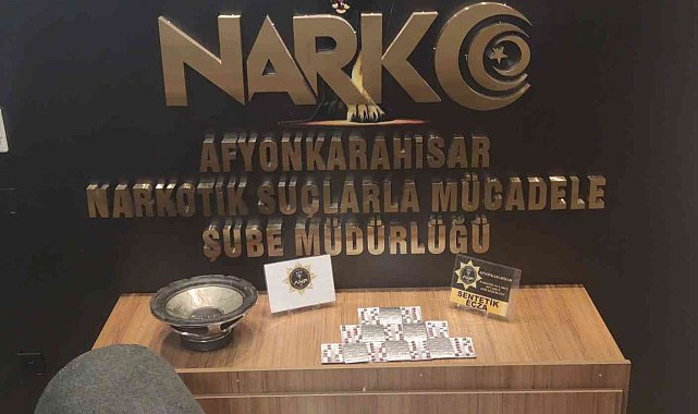 Hoparlörün içinden uyuşturucu çıktı