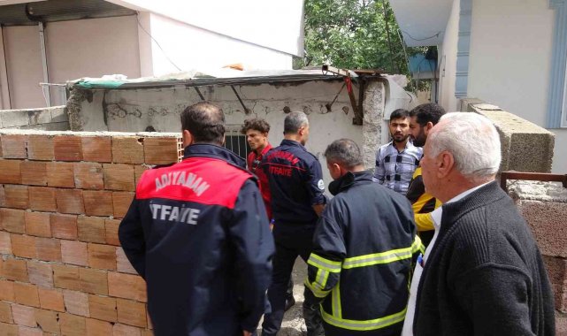 İkamet yangını korkuttu