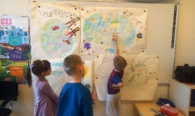 İlkokul öğrencileri, eTwinning ile değerleri öğrendi