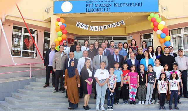 İlkokulda kütüphane açılışı gerçekleşti