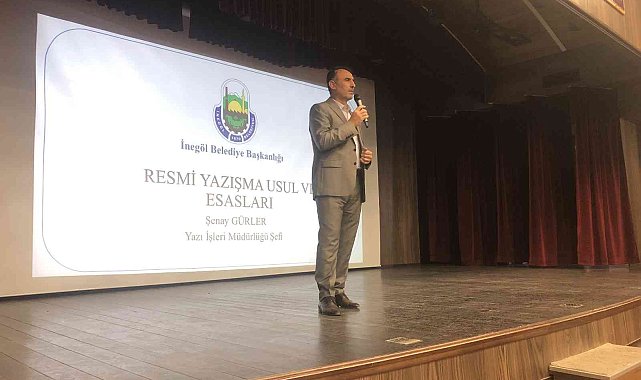 İnegöl Belediyesi'nde kurum içi eğitimler sürüyor